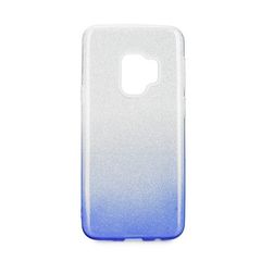Puzdro gumené Samsung G960 Galaxy S9 Shining transparentno-modré