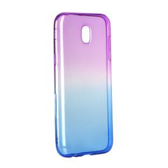 Puzdro gumené Samsung J327 Galaxy J3 2017 Ombre modro-fialové PT
