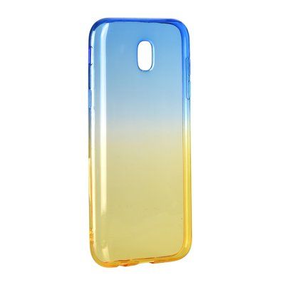 Puzdro gumené Samsung J327 Galaxy J3 2017 Ombre modro-zlaté PT