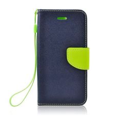 Puzdro knižka Apple iPhone 5/5C/5S/SE Fancy modro zelené