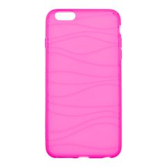 Puzdro gumené Apple iPhone 6/6S Plus Waves ružové