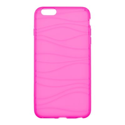Puzdro gumené Apple iPhone 6/6S Plus Waves ružové