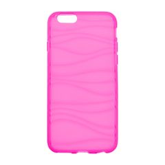 Puzdro gumené Apple iPhone 6/6S Waves ružové