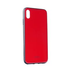 Puzdro gumené Apple iPhone 11 Pro Max Glass červené