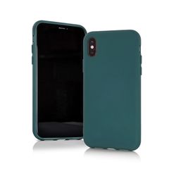 Puzdro gumené Apple iPhone 11 Pro Max Silicon zeleno-modré