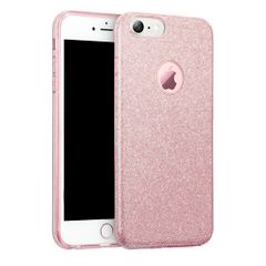 Puzdro gumené Apple iPhone 11 Pro Shining ružové trblietky