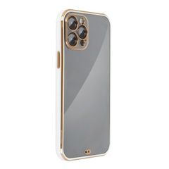 Puzdro gumené Apple iPhone 12 Pro Max Lux transparentno-biele