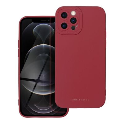 Puzdro gumené Apple iPhone 12 Pro Roar Luna červené