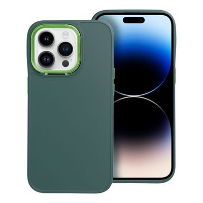 Puzdro gumené Apple iPhone 12/12 Pro Frame zelené
