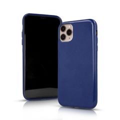 Puzdro gumené Apple iPhone 12/12 Pro Jelly Case tmavo-modré