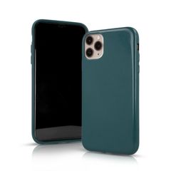 Puzdro gumené Apple iPhone 12/12 Pro Jelly Case tmavo-zelené