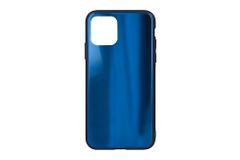 Puzdro gumené Apple iPhone 13 Pro Aurora Glass tmavo-modré