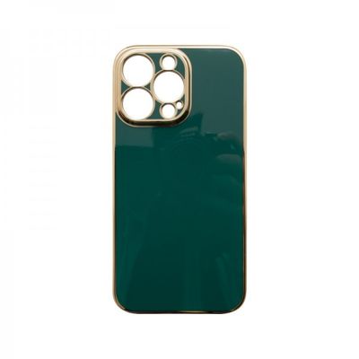 Puzdro gumené Apple iPhone 13 Pro Glam zelené