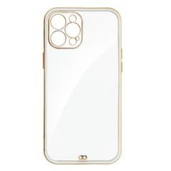Puzdro gumené Apple iPhone 13 Pro Lux transparentno-biele