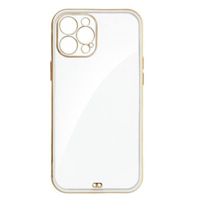 Puzdro gumené Apple iPhone 13 Pro Lux transparentno-biele