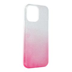 Puzdro gumené Apple iPhone 13 Pro Max Shining transparentno ružo