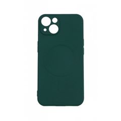 Puzdro gumené Apple iPhone 13 Silicon tmavo-zelené