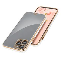 Puzdro gumené Apple iPhone 14 Lux transparentno-biele