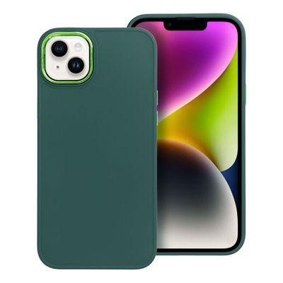 Puzdro gumené Apple iPhone 14 Plus Frame zelené
