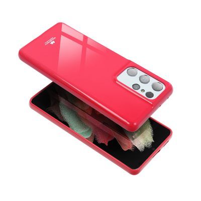 Puzdro gumené Apple iPhone 14 Plus Jelly Mercury ružové