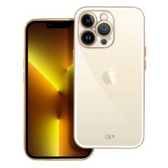Puzdro gumené Apple iPhone 14 Pro Max Lux transparentno-biele