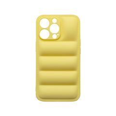 Puzdro gumené Apple iPhone 14 Pro Puff žlté