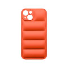 Puzdro gumené Apple iPhone 14 Puff oranžové