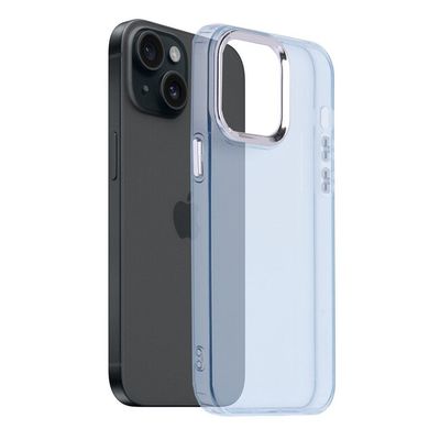 Puzdro gumené Apple iPhone 15 Pearl modré