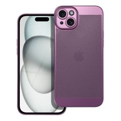Puzdro gumené Apple iPhone 15 Plus Breezy fialové