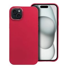 Puzdro gumené Apple iPhone 15 Plus Frame ružové