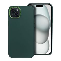 Puzdro gumené Apple iPhone 15 Plus Frame zelené