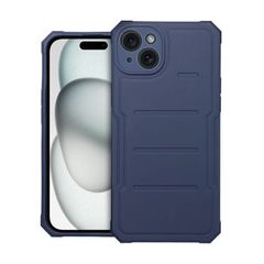 Puzdro gumené Apple iPhone 15 Plus Heavy Duty modré