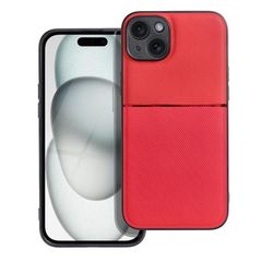 Puzdro gumené Apple iPhone 15 Plus Noble červené