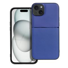 Puzdro gumené Apple iPhone 15 Plus Noble modré