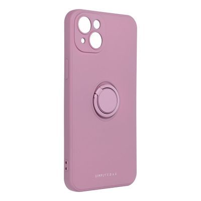 Puzdro gumené Apple iPhone 15 Plus Roar Amber fialové
