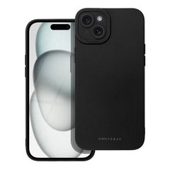 Puzdro gumené Apple iPhone 15 Plus Roar Luna čierne