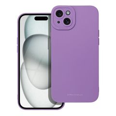 Puzdro gumené Apple iPhone 15 Plus Roar Luna fialové