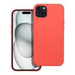 Puzdro gumené Apple iPhone 15 Plus Silicone ružové
