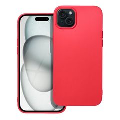 Puzdro gumené Apple iPhone 15 Plus Soft červené
