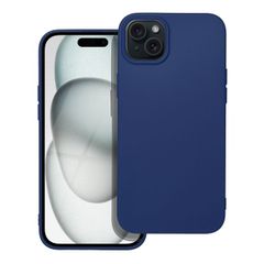 Puzdro gumené Apple iPhone 15 Plus Soft modré