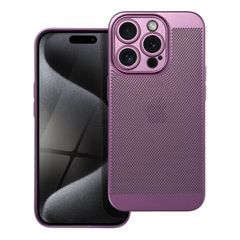 Puzdro gumené Apple iPhone 15 Pro Breezy fialové