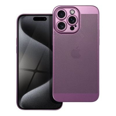 Puzdro gumené Apple iPhone 15 Pro Max Breezy fialové