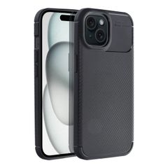 Puzdro gumené Apple iPhone 15 Pro Max Carbon Premium čierne