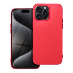 Puzdro gumené Apple iPhone 15 Pro Max Soft červené