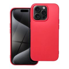 Puzdro gumené Apple iPhone 15 Pro Soft červené