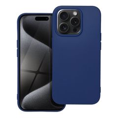 Puzdro gumené Apple iPhone 15 Pro Soft modré
