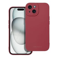Puzdro gumené Apple iPhone 15 Roar Luna červené