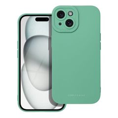 Puzdro gumené Apple iPhone 15 Roar Luna zelené