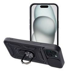 Puzdro gumené Apple iPhone 15 Slide Armor čierne