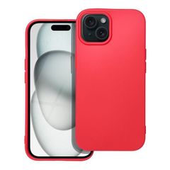 Puzdro gumené Apple iPhone 15 Soft červené